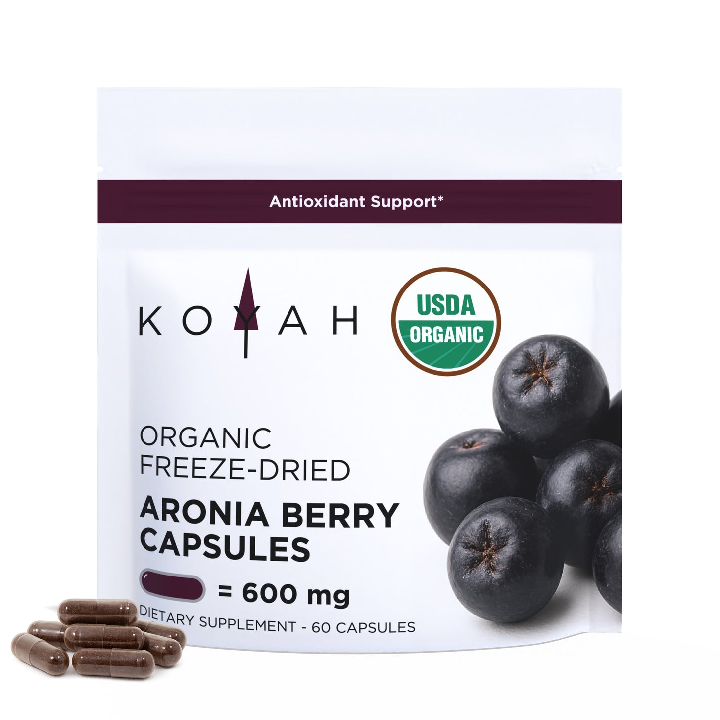 Organic Aronia Berry Capsules
