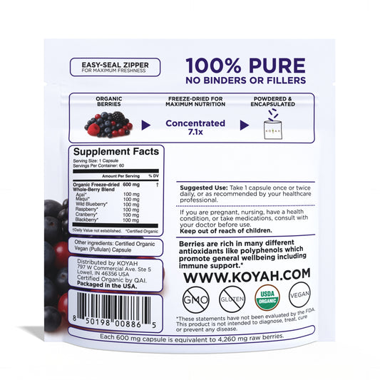 Organic Berry Blend Capsules