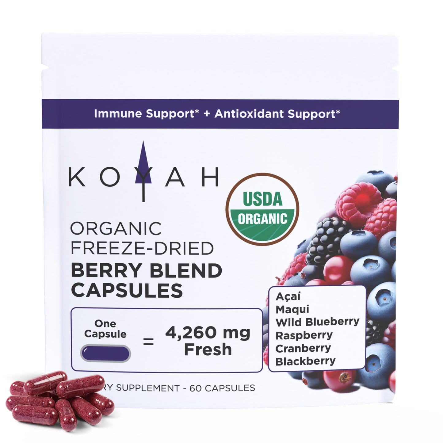 Organic Berry Blend Capsules