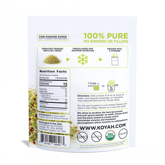 Organic Broccoli Sprout Powder