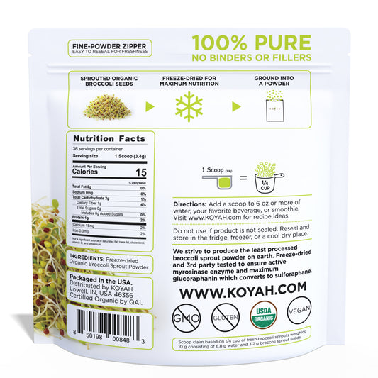 Organic Broccoli Sprout Powder