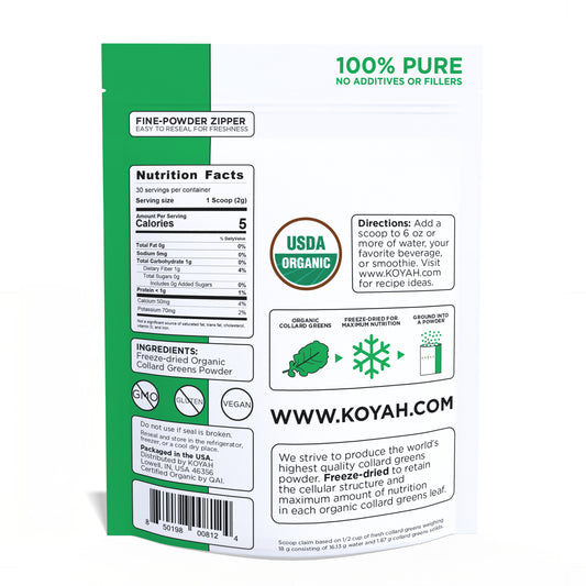 Organic Collard Greens Powder