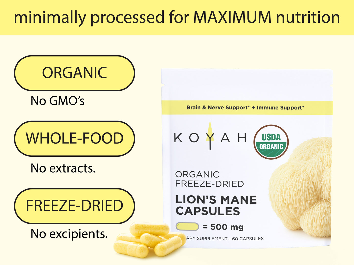 Organic Lion's Mane Capsules