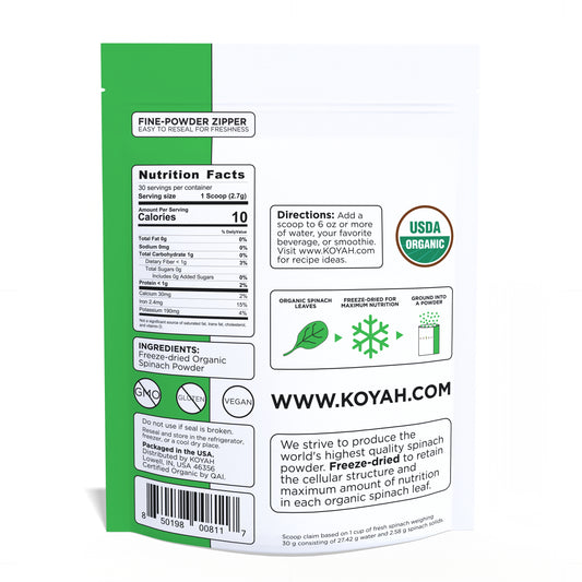 Organic Spinach Powder