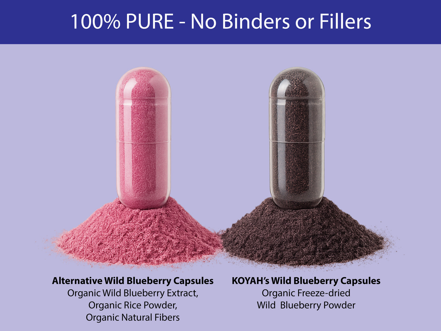 Organic Wild Blueberry Capsules