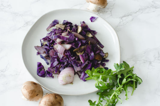 Sauteed Purple Cabbage