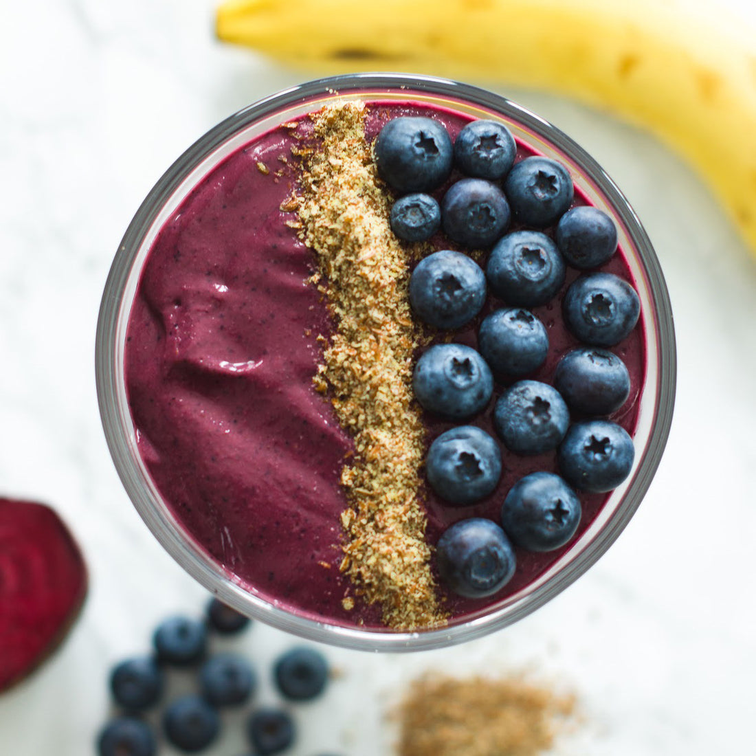 beet smoothie bowl