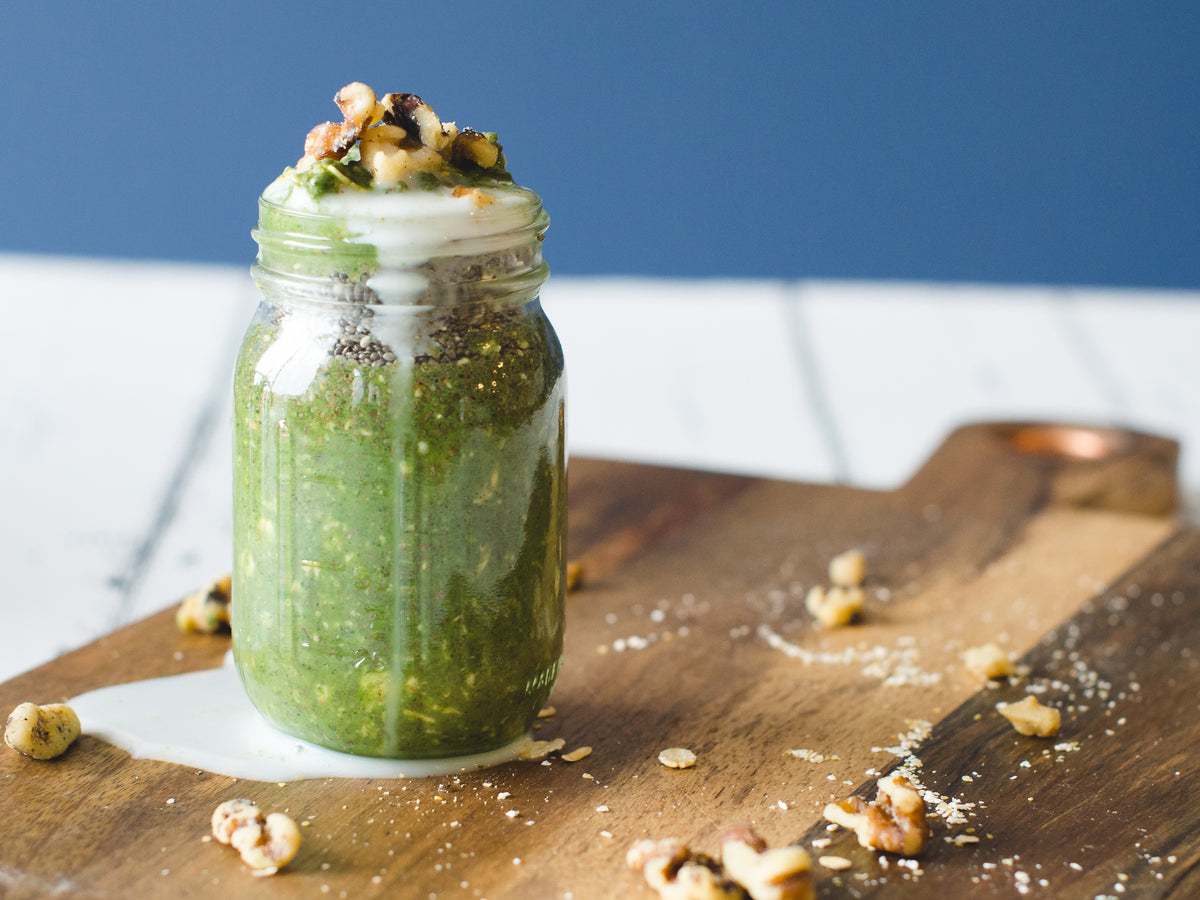 green overnight oats 