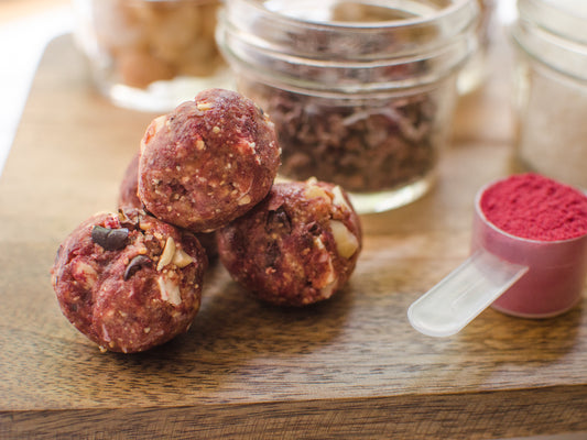 raspberry bliss balls