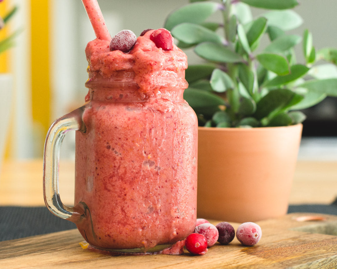 Sweet and Tart Raspberry Smoothie
