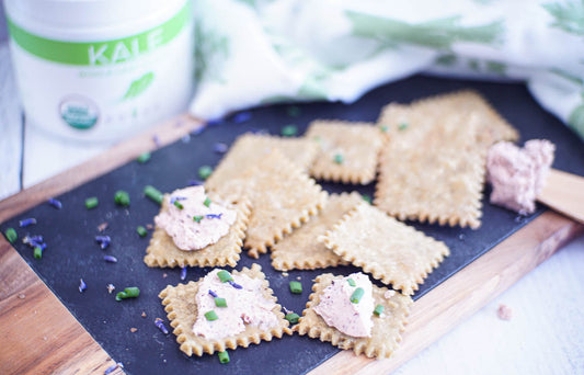 sourdough kale crackers 