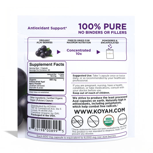 Organic Acai Capsules