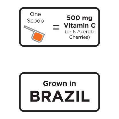 one scoop = 500 mg vitamin C 