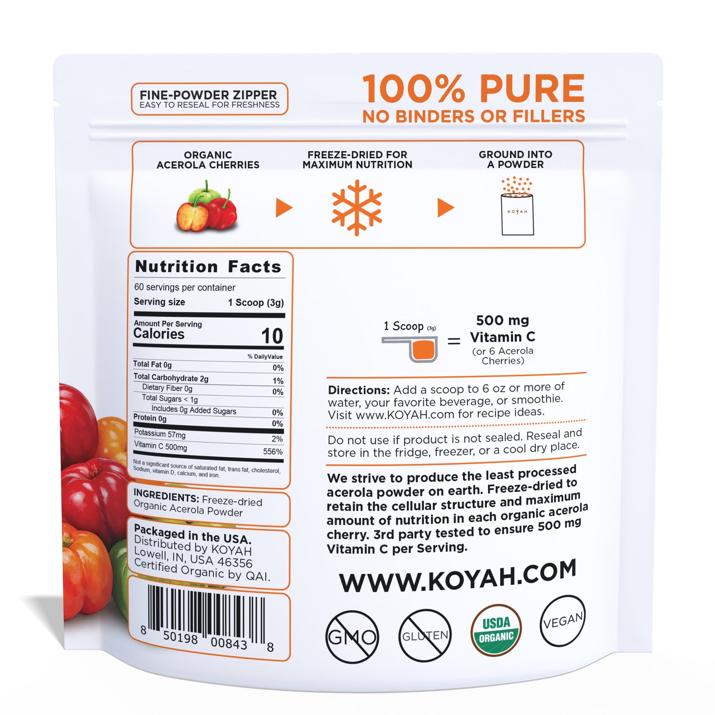 Organic Acerola Powder