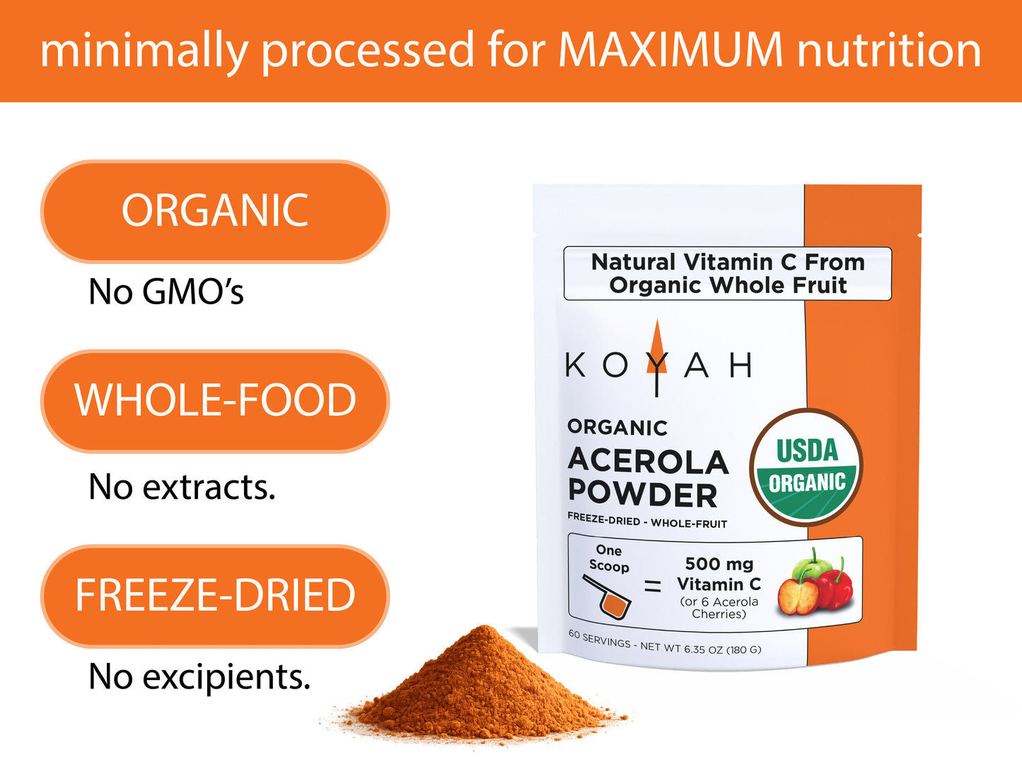 Organic Acerola Powder