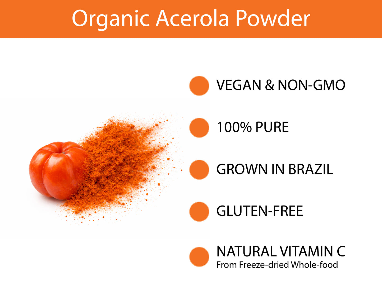Organic Acerola Powder