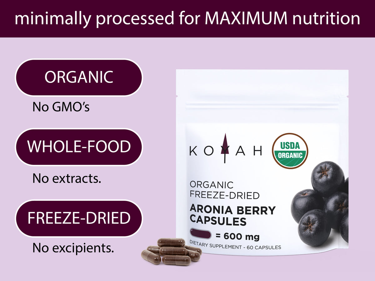Organic Aronia Berry Capsules
