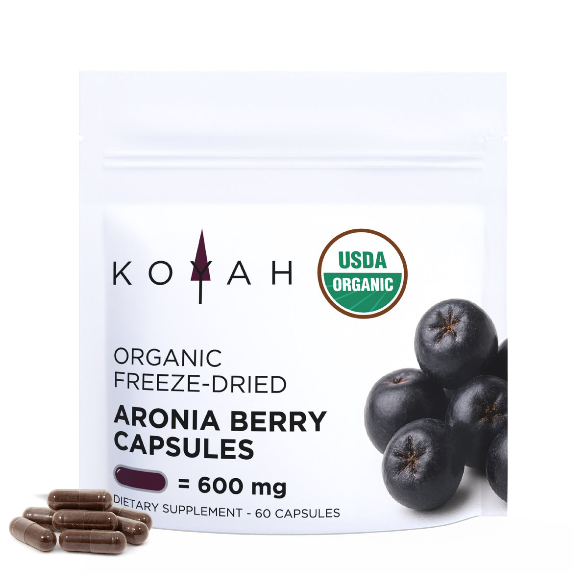 Organic Aronia Berry Capsules