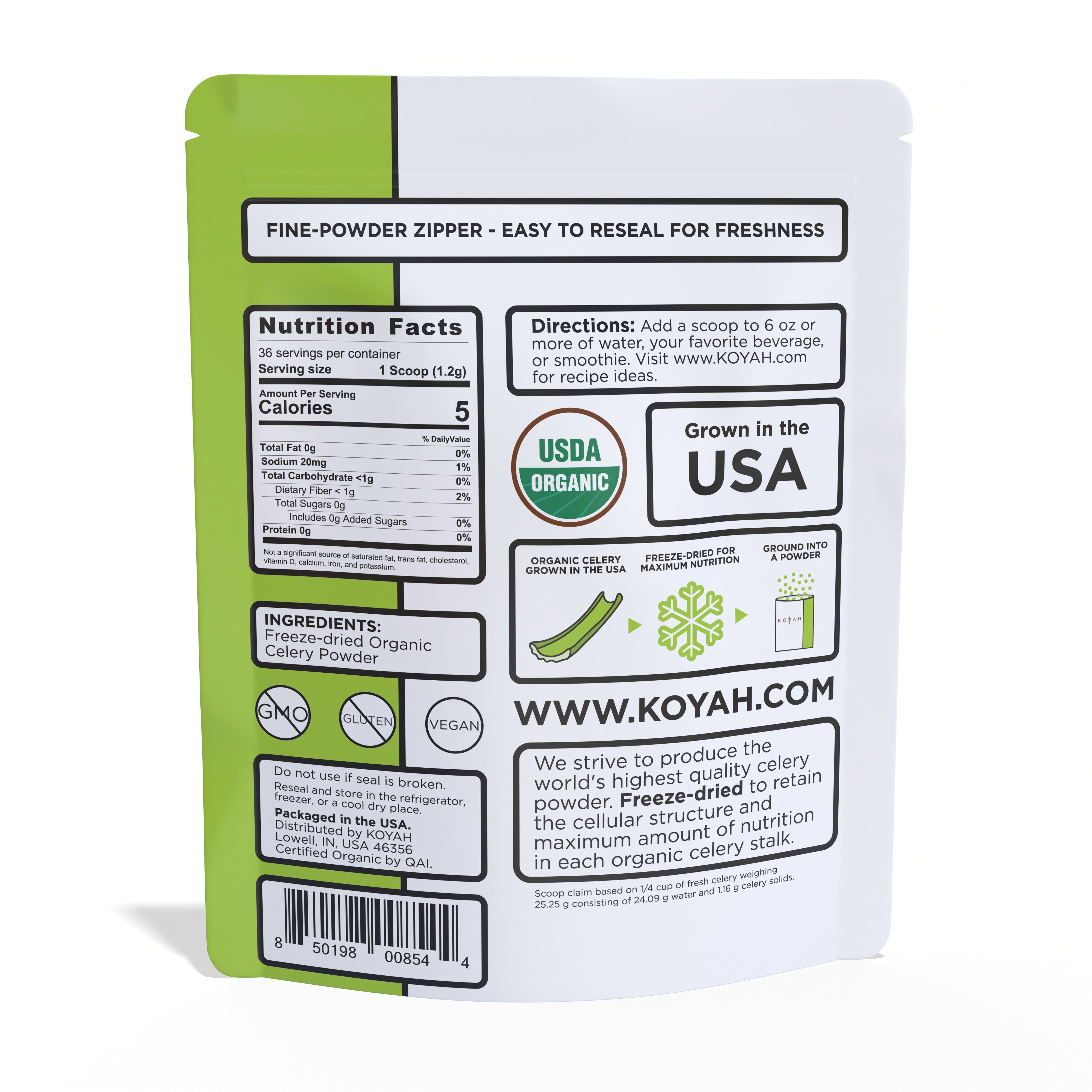 Organic Celery Powder KOYAH