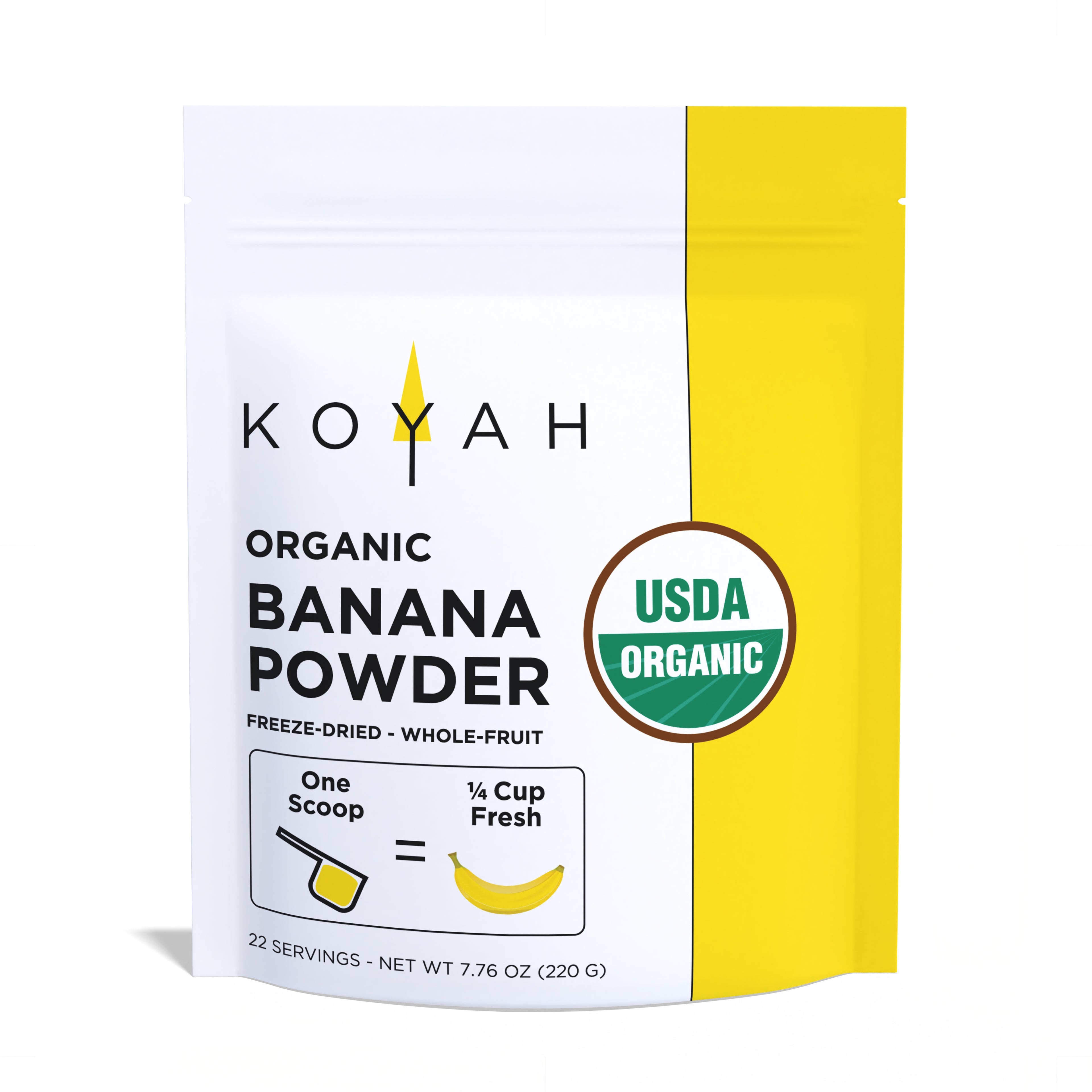 Organic Banana Powder — organic potassium-rich banana powder by KOYAH