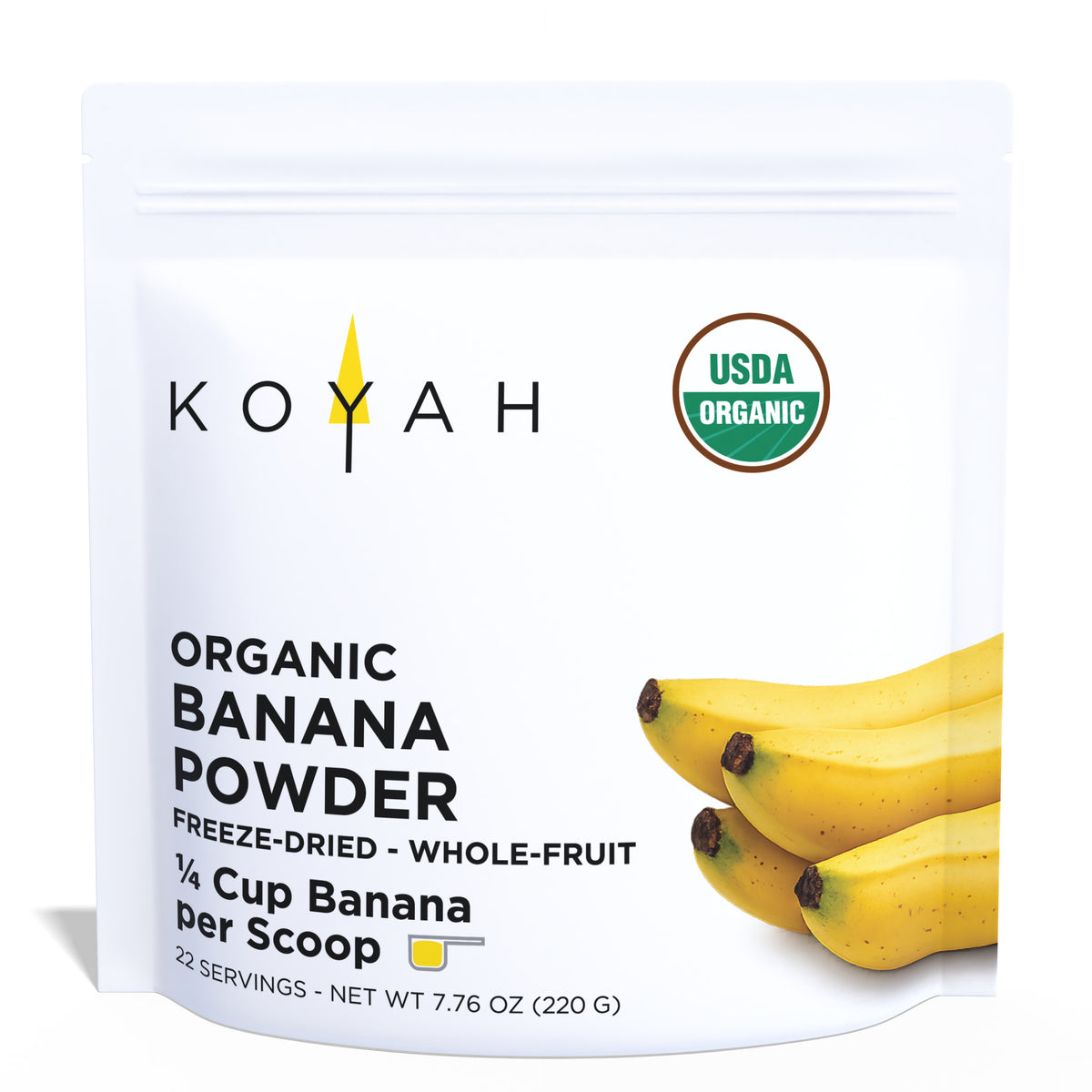 Organic Banana Powder — organic potassium-rich banana powder by KOYAH