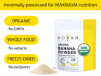 Organic Banana Powder