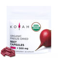 Organic Beet Capsules — organic nitric-oxide beet capsules by KOYAH