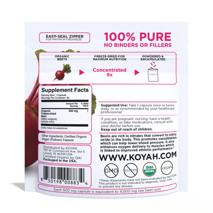 Organic Beet Capsules