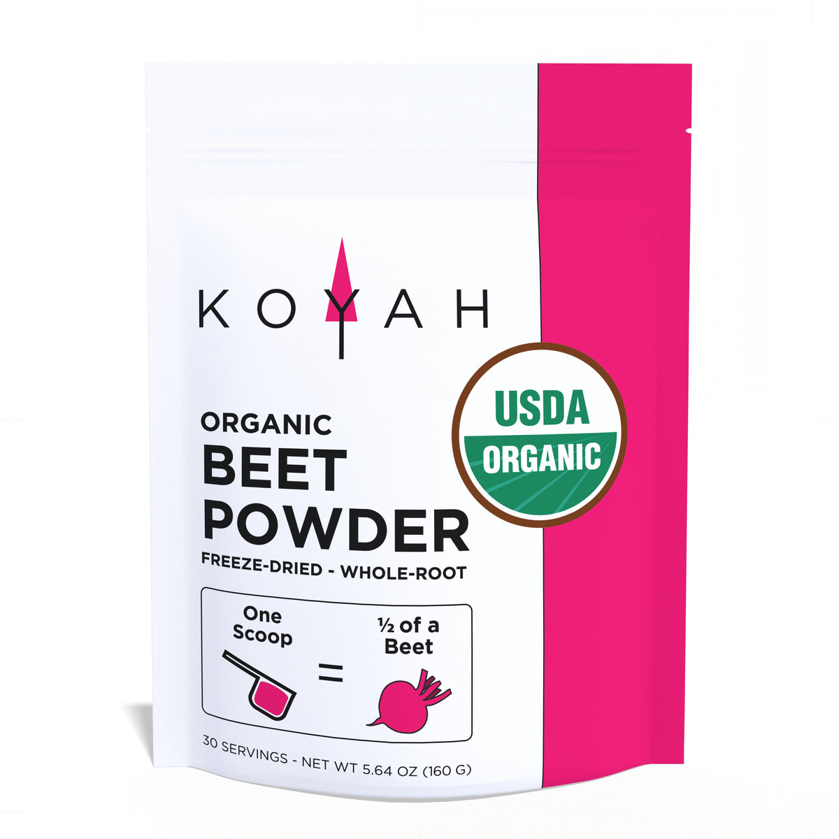 Organic Beet Powder — organic nitric-oxide beet root powder by KOYAH