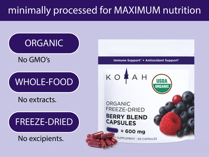 Organic Berry Blend Capsules