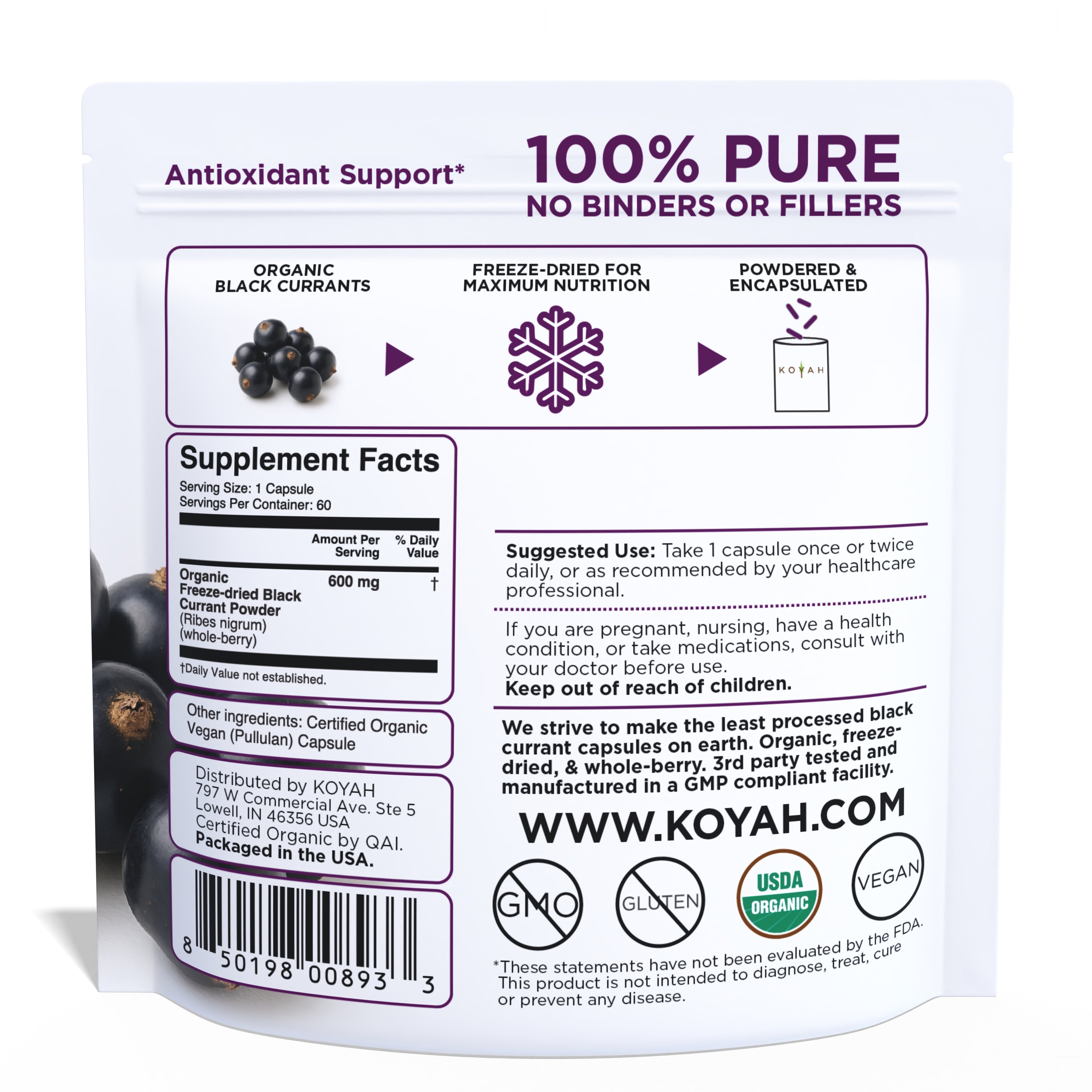Organic Black Currant Capsules