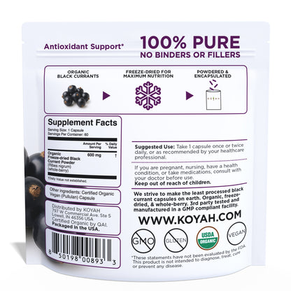 Organic Black Currant Capsules