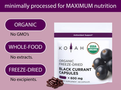 Organic Black Currant Capsules