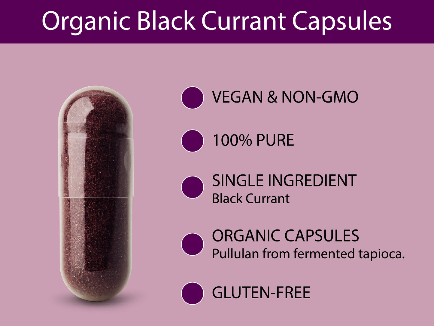 Organic Black Currant Capsules