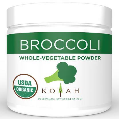 Organic Broccoli Powder - USA Grown & Freeze-dried