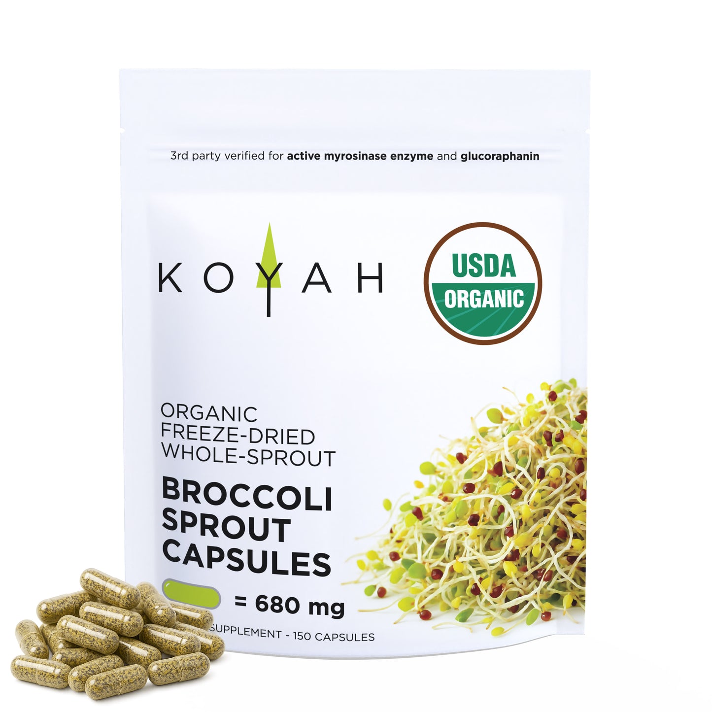 Organic Broccoli Sprout Capsules