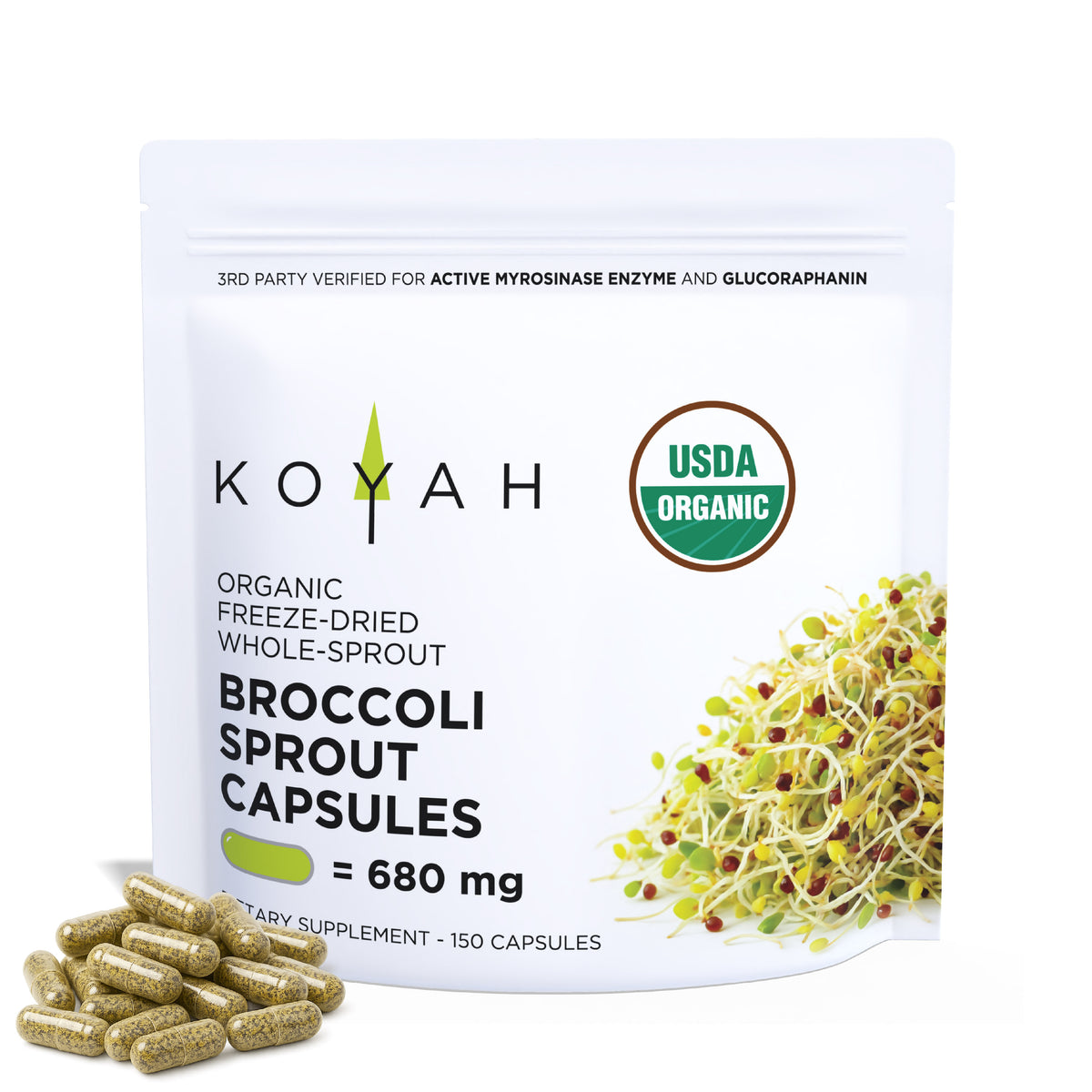 Organic Broccoli Sprout Capsules