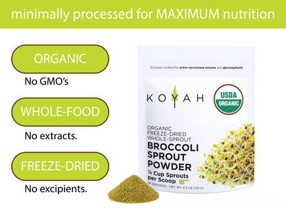 Organic Broccoli Sprout Powder