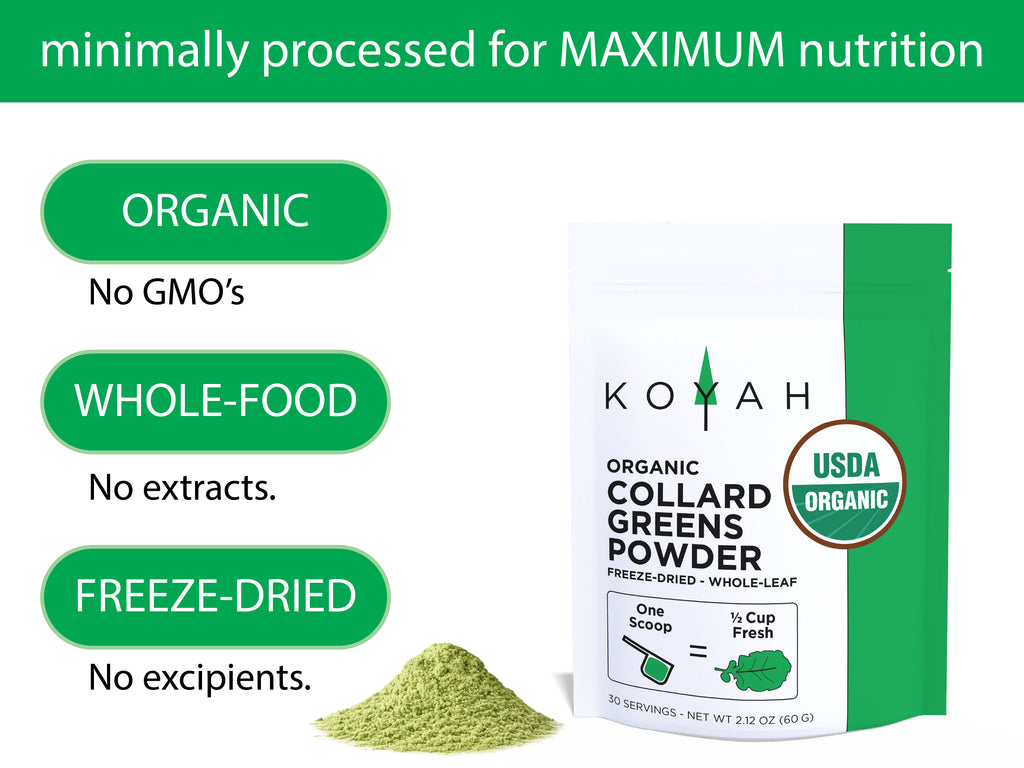 Organic Collard Greens Powder