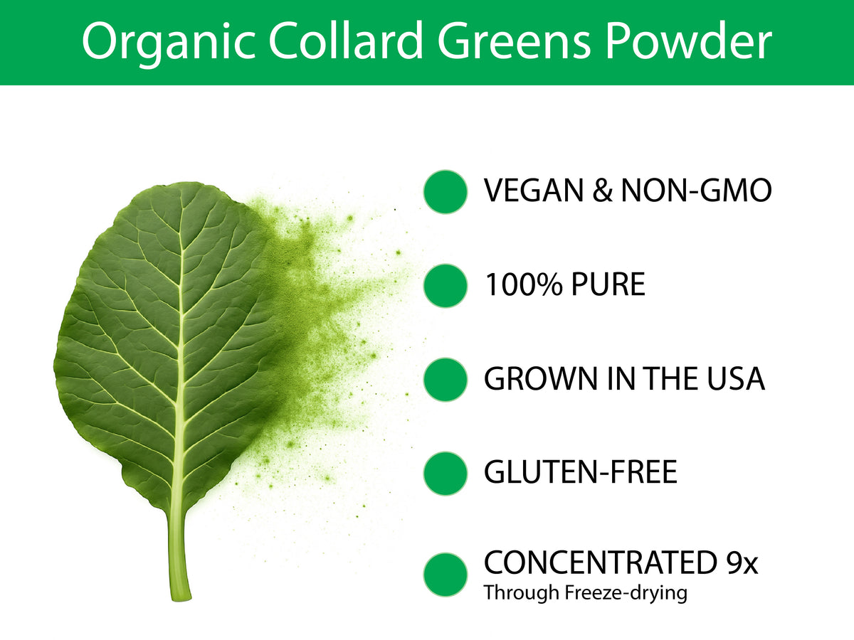 Organic Collard Greens Powder