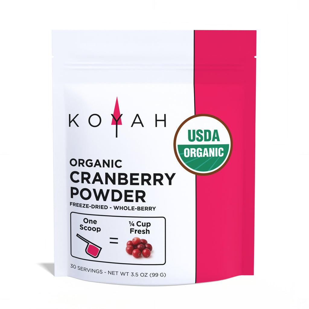 Organic Cranberry Powder — organic urinary health cranberry powder by KOYAH