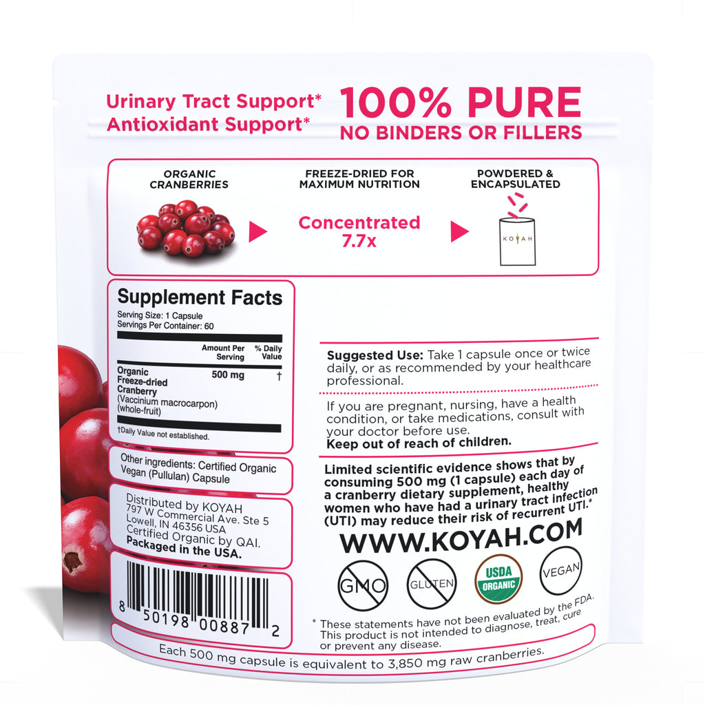 Organic Cranberry Capsules
