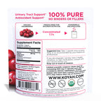 Organic Cranberry Capsules
