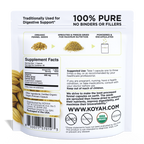 Organic Fennel Seed Capsules Pacdora back pouch