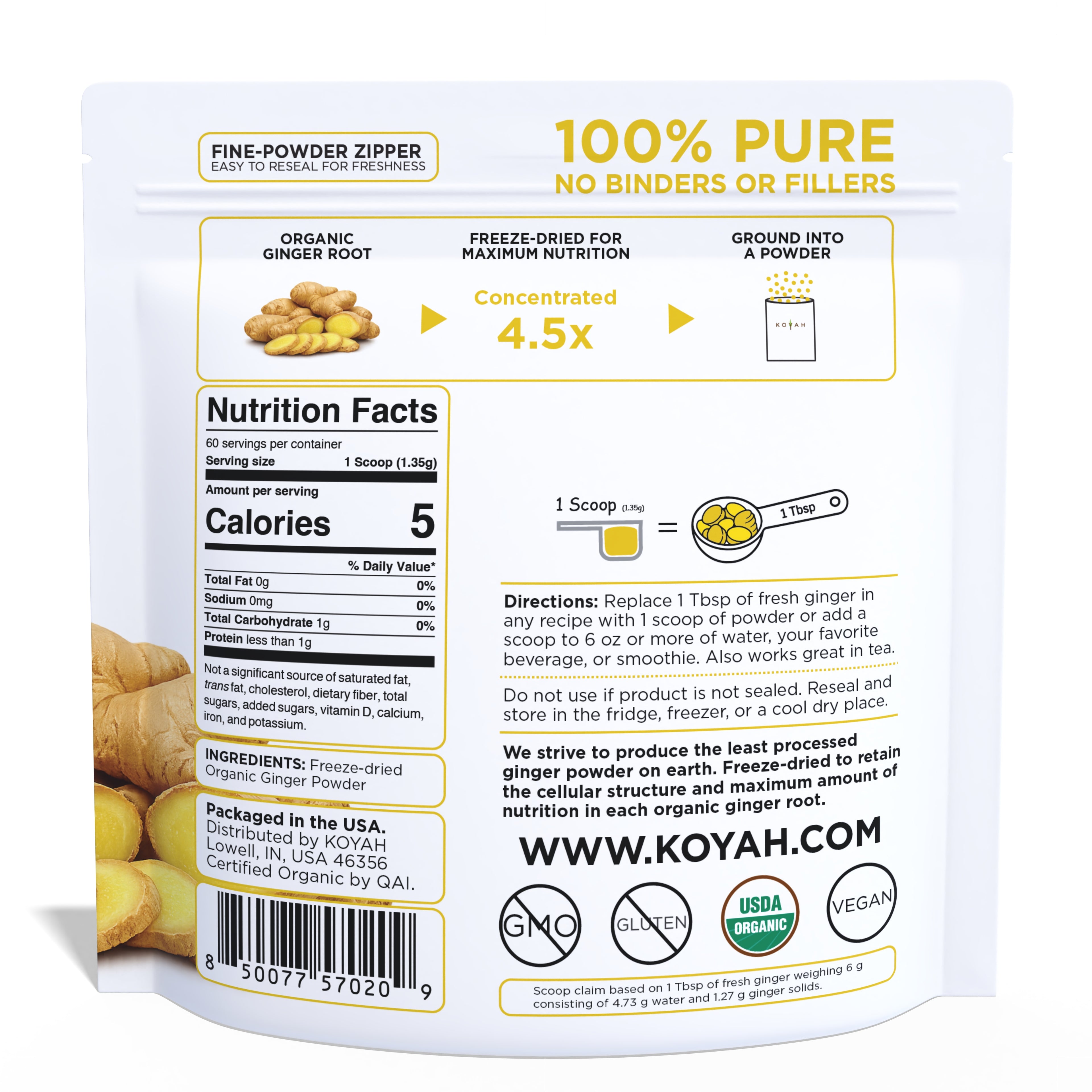 Organic Ginger Powder