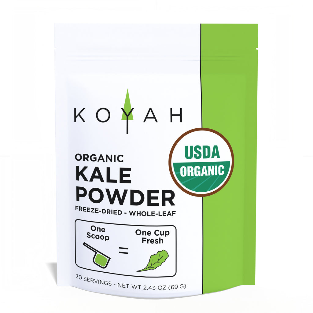 Organic Kale Powder — organic nutrient-dense kale powder by KOYAH