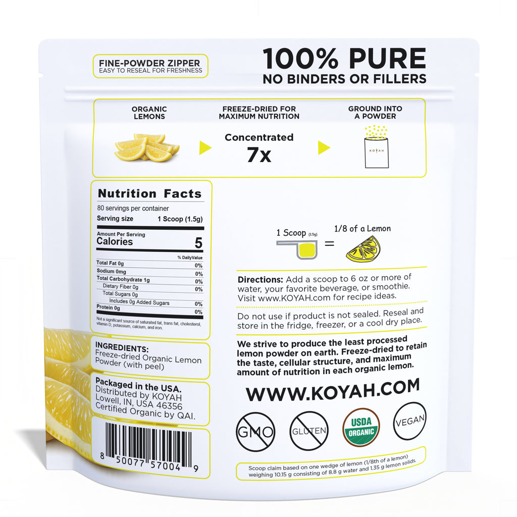 Organic Lemon Powder