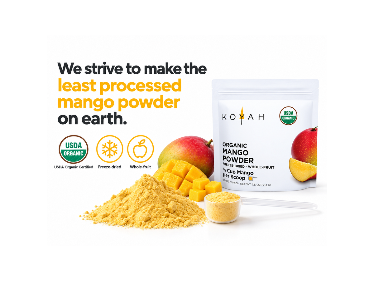 Organic Mango Powder — the least processed mango powder on earth