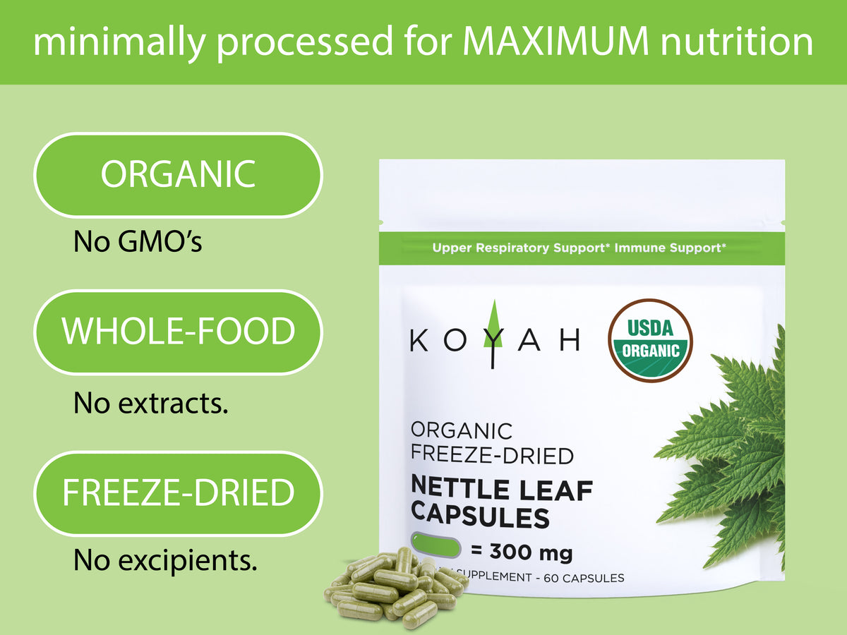 Organic Stinging Nettle Leaf Capsules