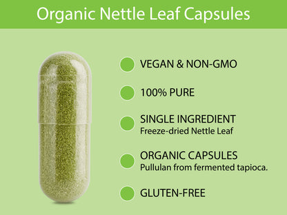 Organic Stinging Nettle Leaf Capsules